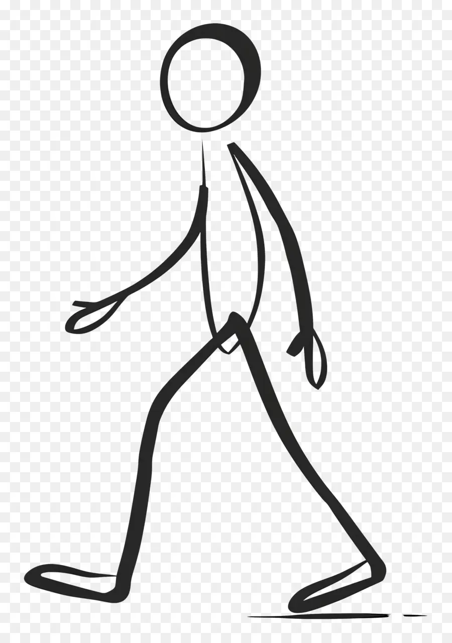 Stick Figure Walking，L'homme PNG