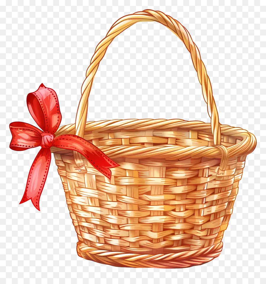 Panier En Osier，Panier PNG