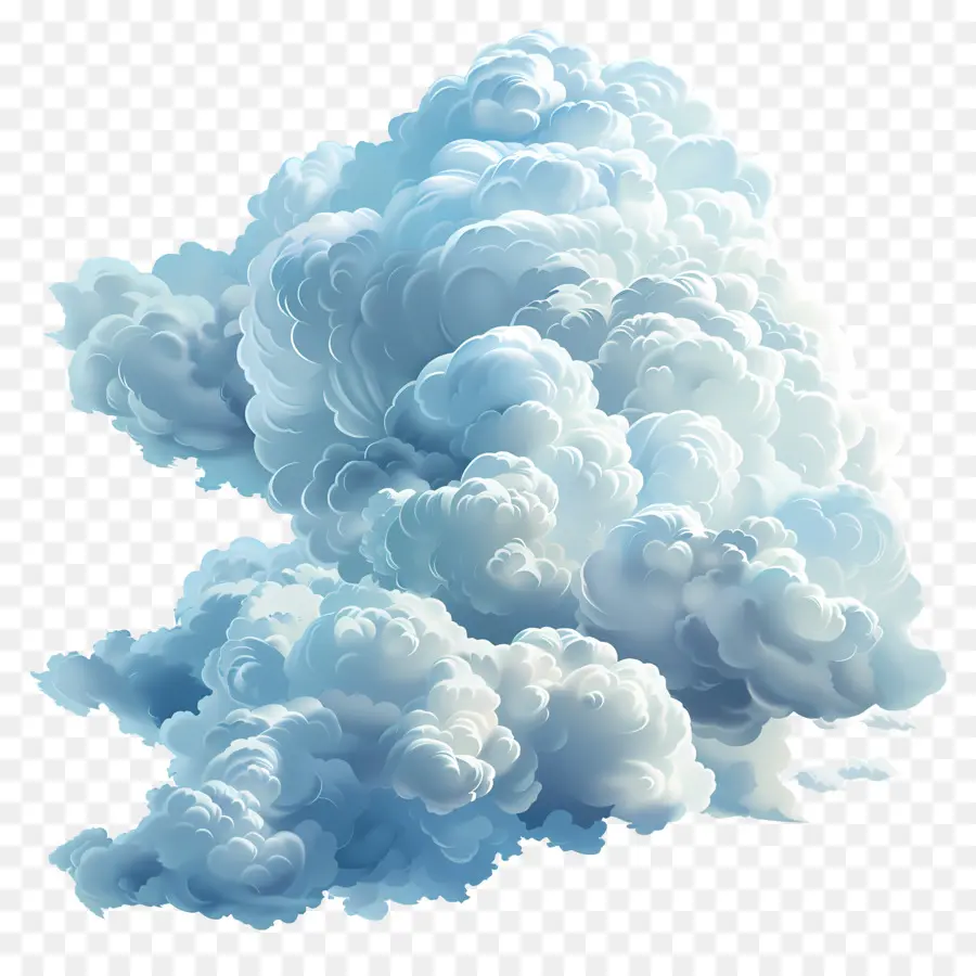 Nuages ​​blancs Moelleux，Nuage PNG