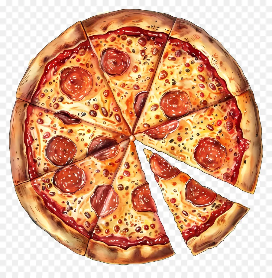 Pizza Au Fromage，Pizza PNG