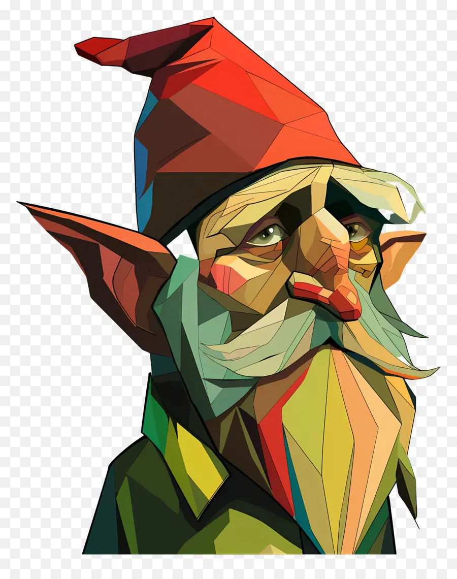 Gnome，Faible Poly PNG