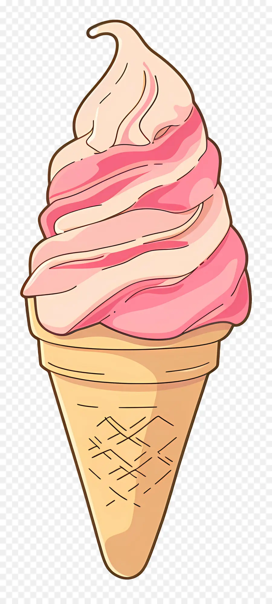 Glace，Cornet De Crème Glacée PNG