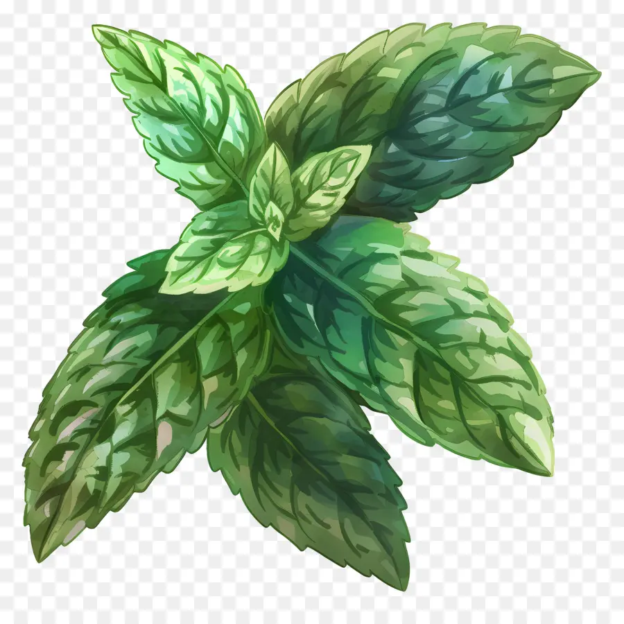 Feuille De Menthe，Feuilles De Menthe PNG