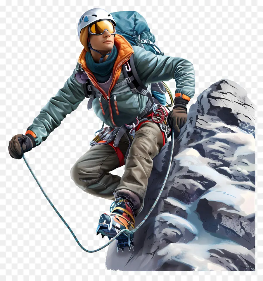 Alpiniste，Escalade PNG