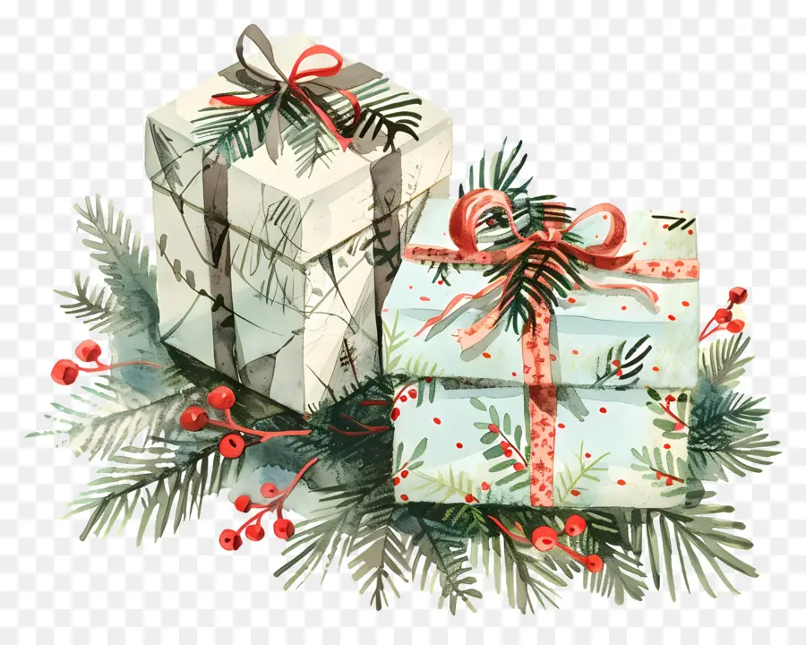 Cadeaux De Noël，Cadeaux De Vacances PNG