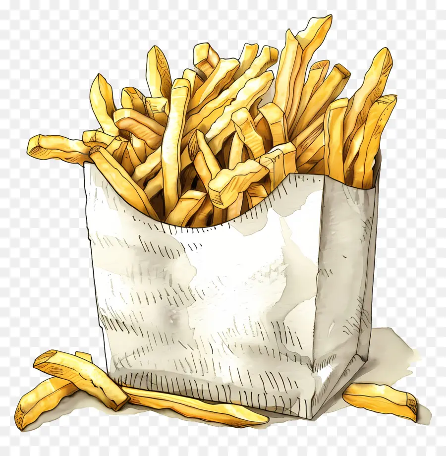 Frites，Collation PNG