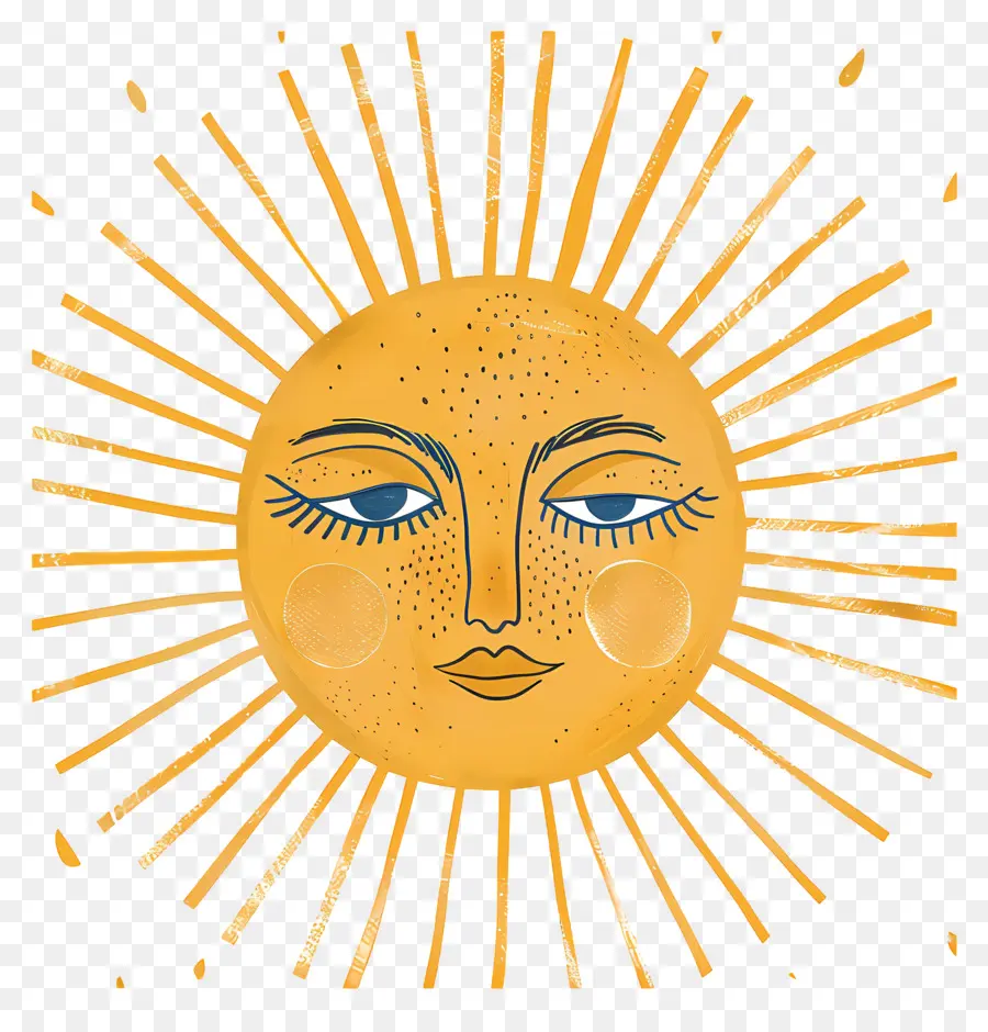 Soleil，Visage Solaire PNG