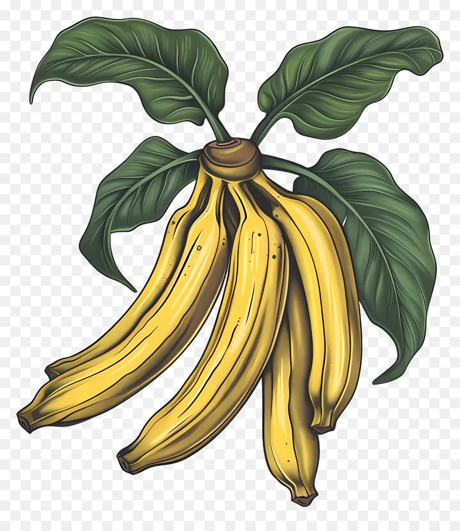 Plantain，Banane Et Arbre PNG