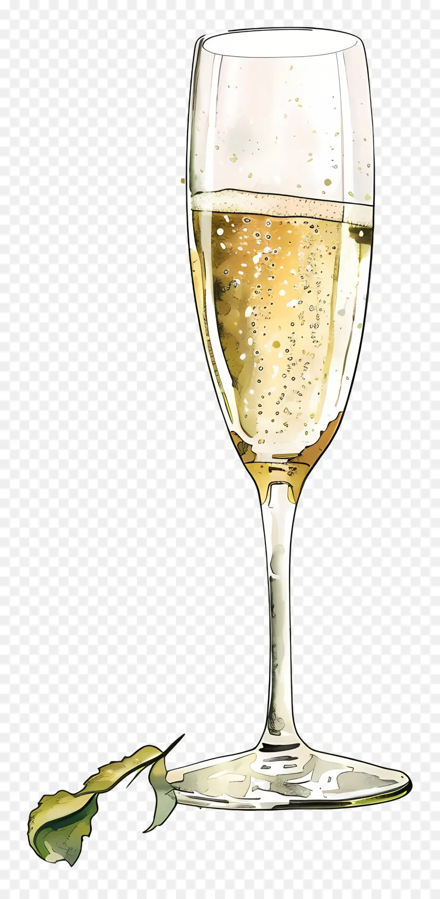 Champagne，Verre à Champagne PNG