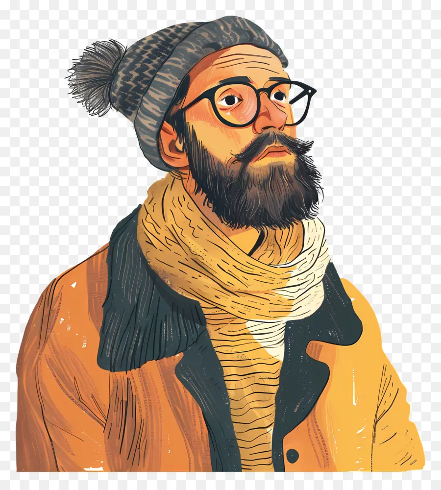 Homme，Homme à La Barbe PNG