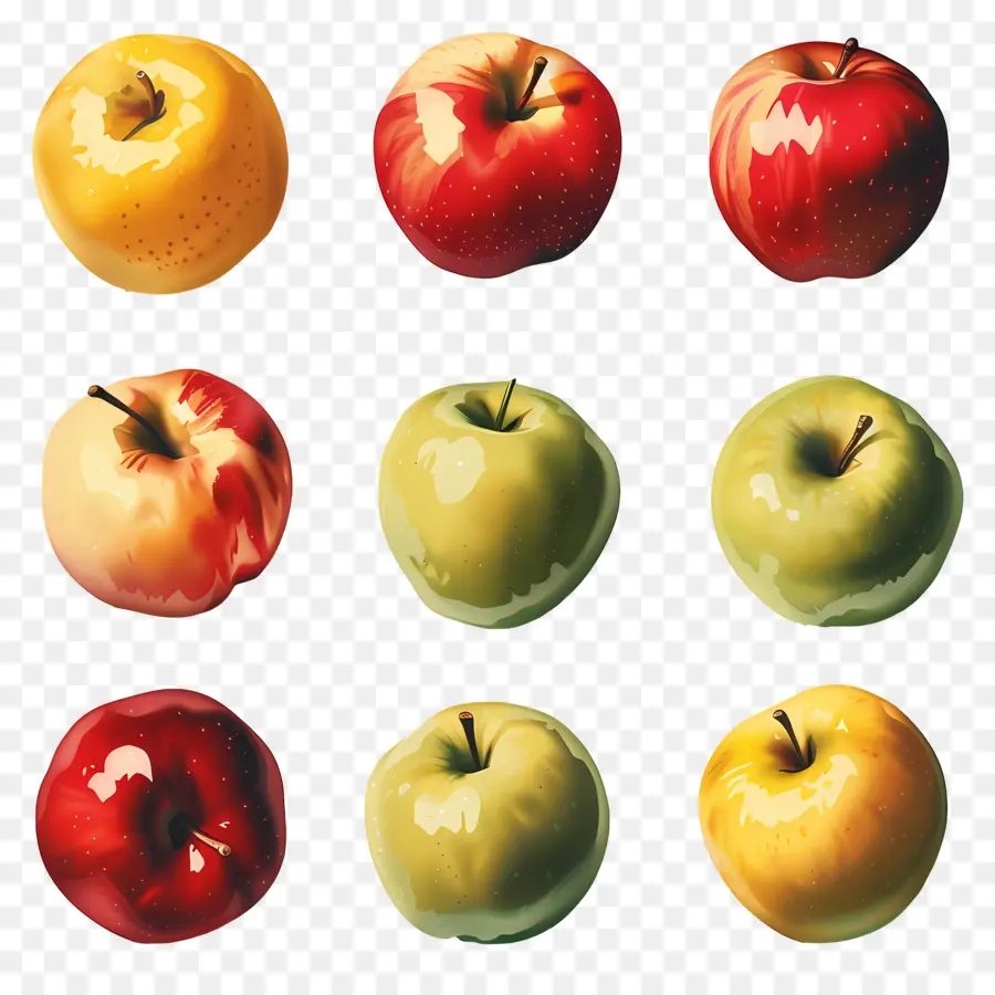 Pommes，Variété PNG