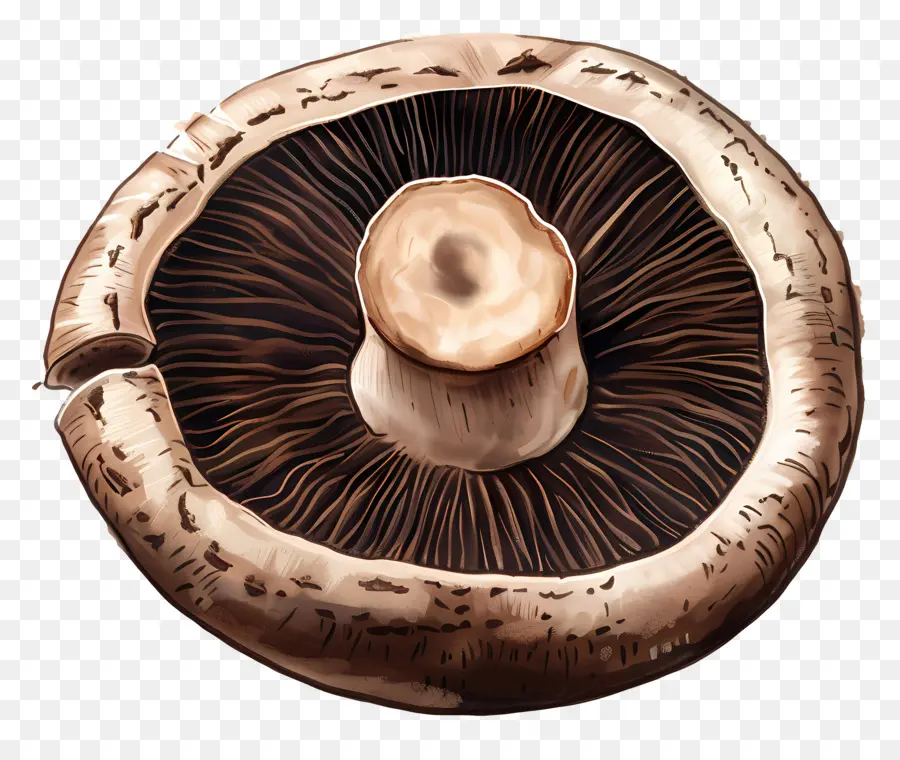 Champignon Portobello，Champignon PNG