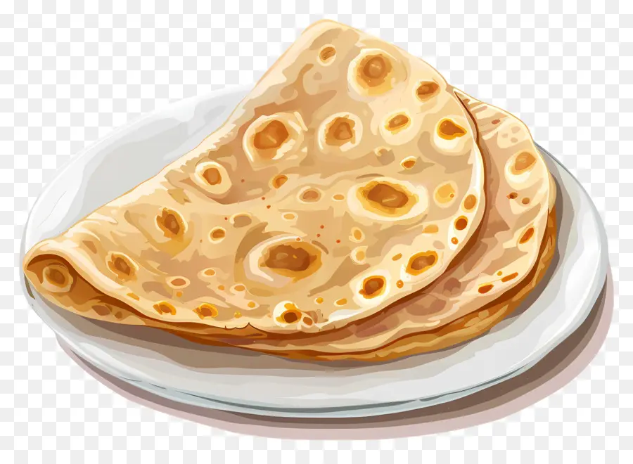 Chapati，Galette PNG