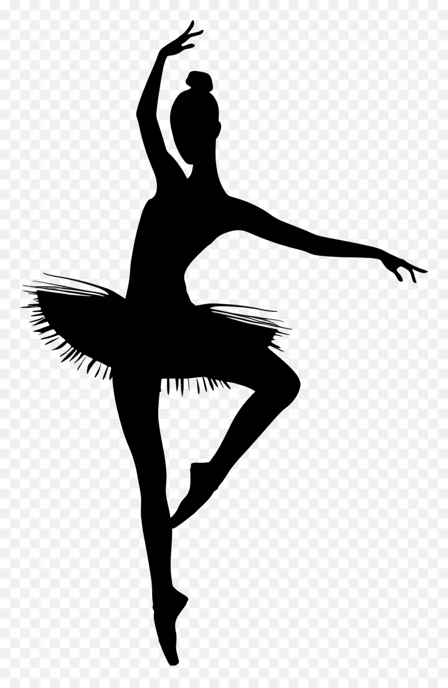 Ballerine，Danseur Silhouette PNG