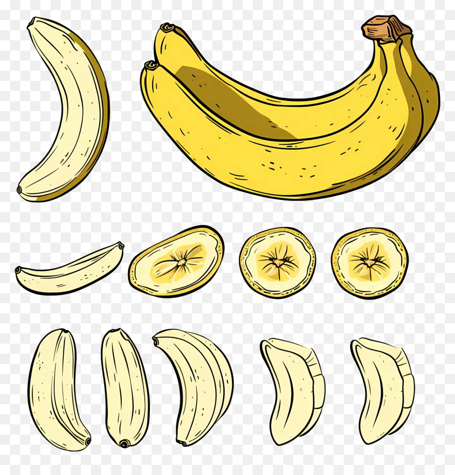 Banane，Bananes PNG