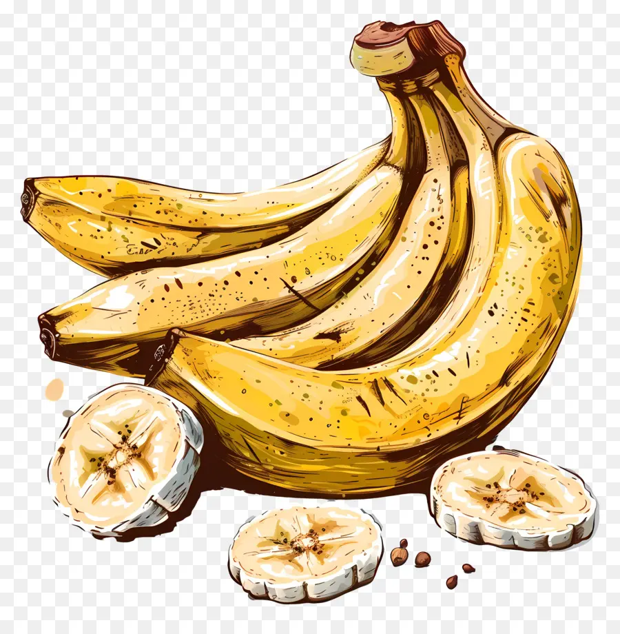 Banane，Les Bananes PNG