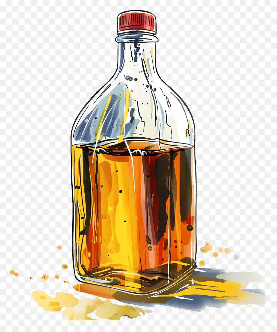 Diluant D'huile，Bouteille De Liquide PNG