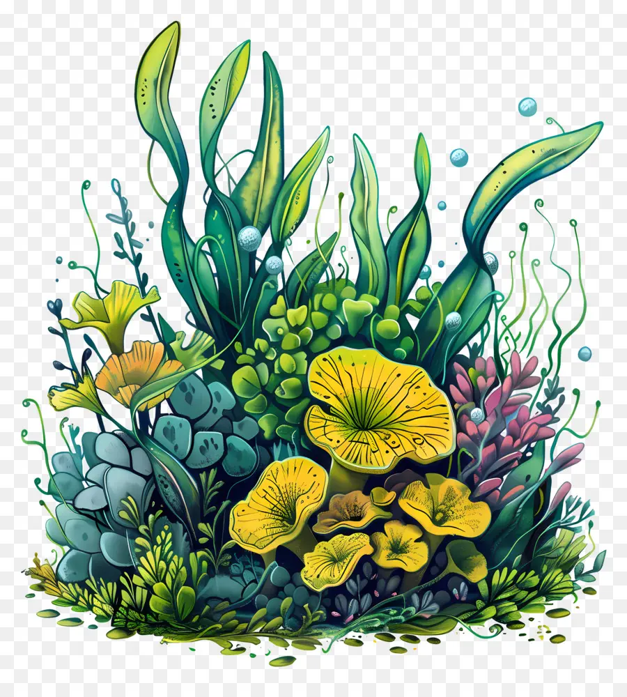 Plante Aquatique，Plantes Sous Marines PNG