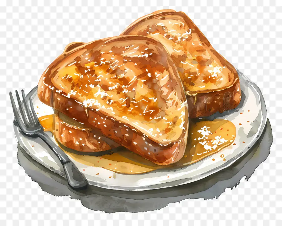 Pain Perdu，Petit Déjeuner PNG