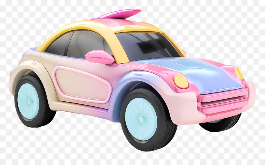 Dessin Animé，Voiture Colorée PNG