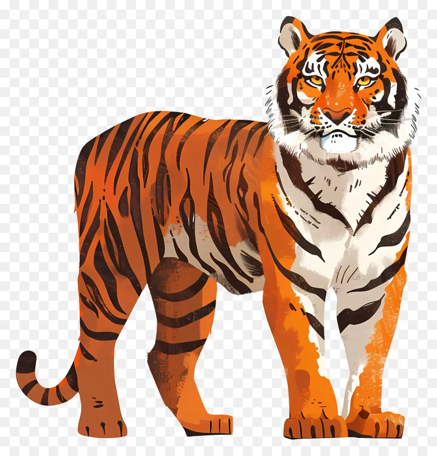 Tigre，Visage De Tigre PNG