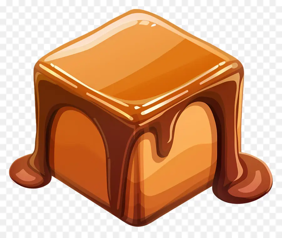 Caramel，Cubes De Caramel PNG