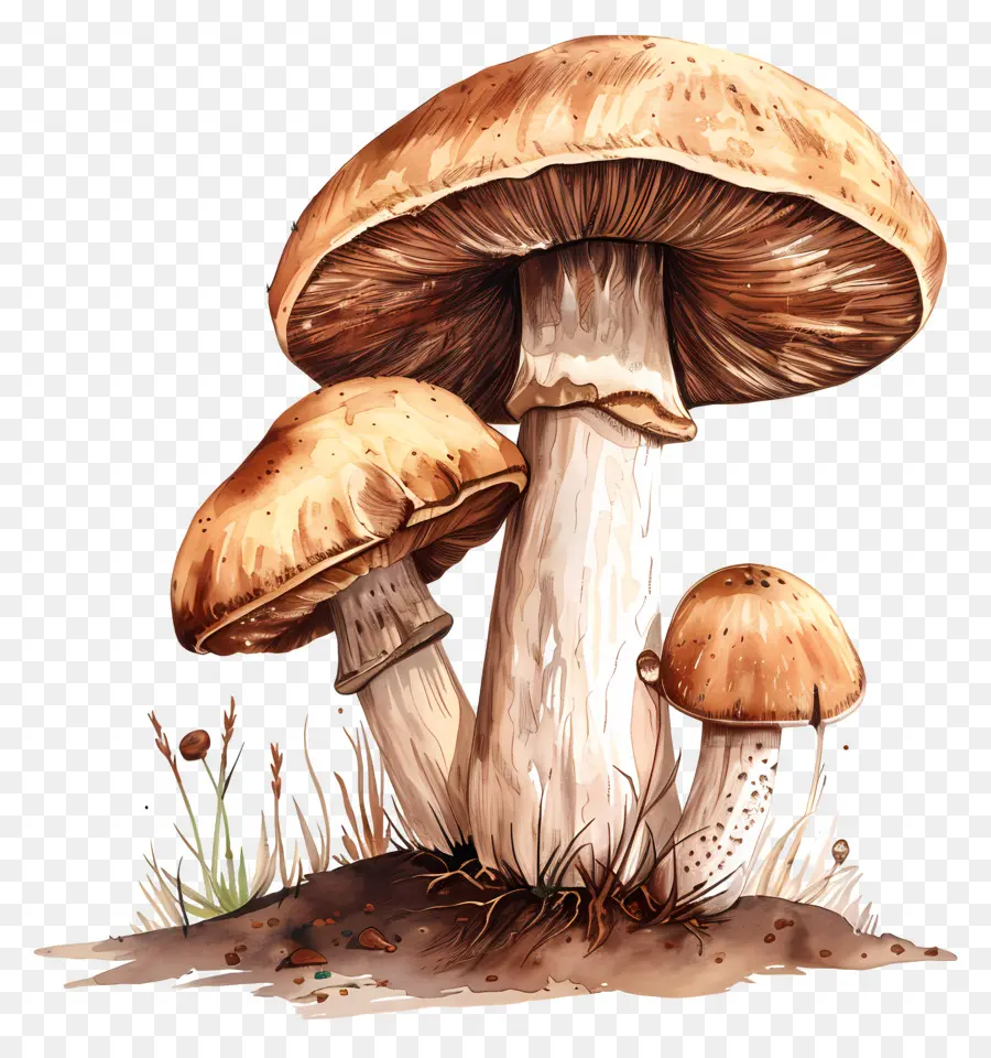 Champignon Crémini，Champignon Brun PNG