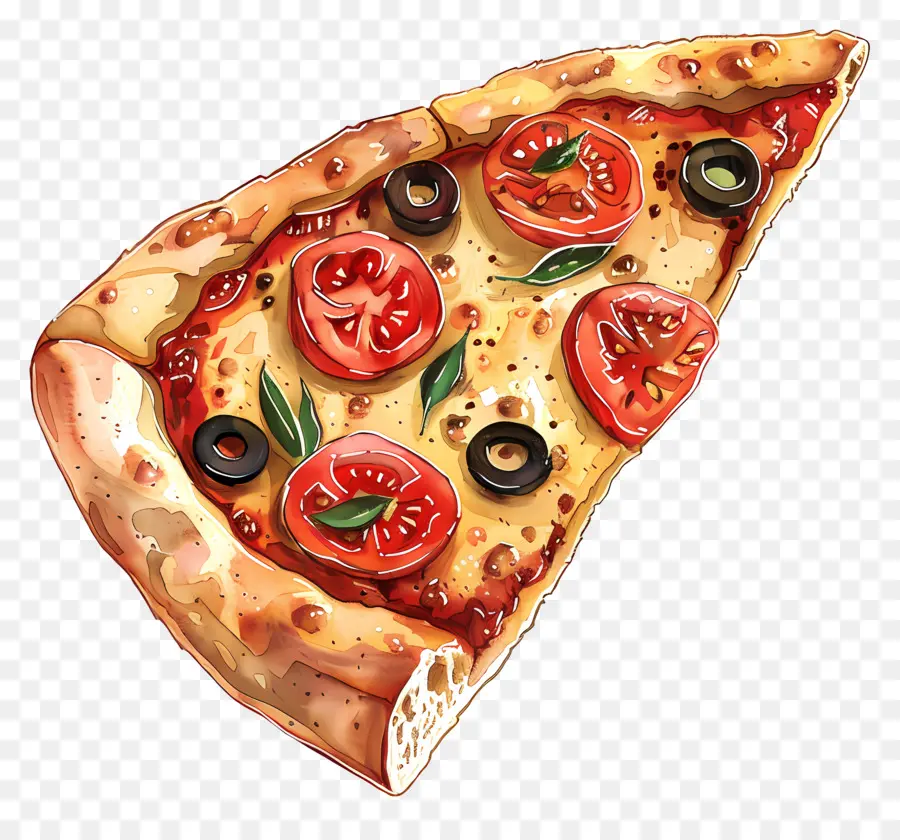 Tranche De Pizza，Pizza PNG