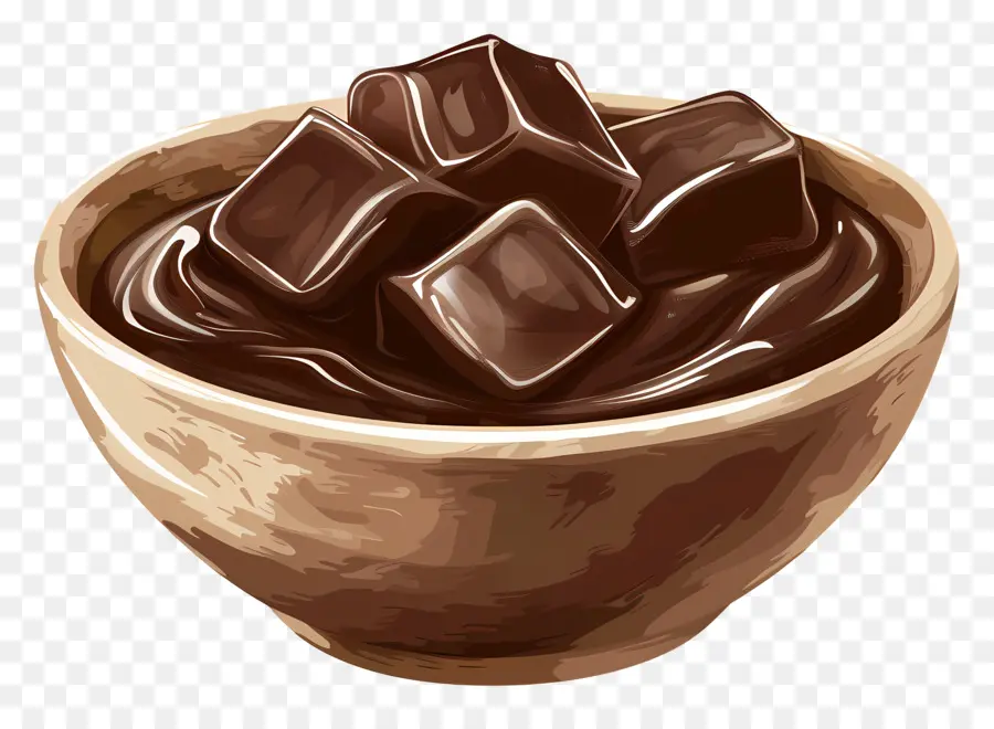 Caramel Au Chocolat，Pudding Au Chocolat PNG