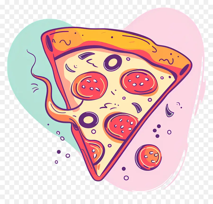 Pizza，Tranche De Pizza PNG