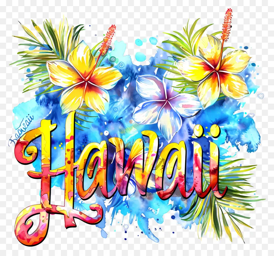 Hawaii，Fleurs PNG