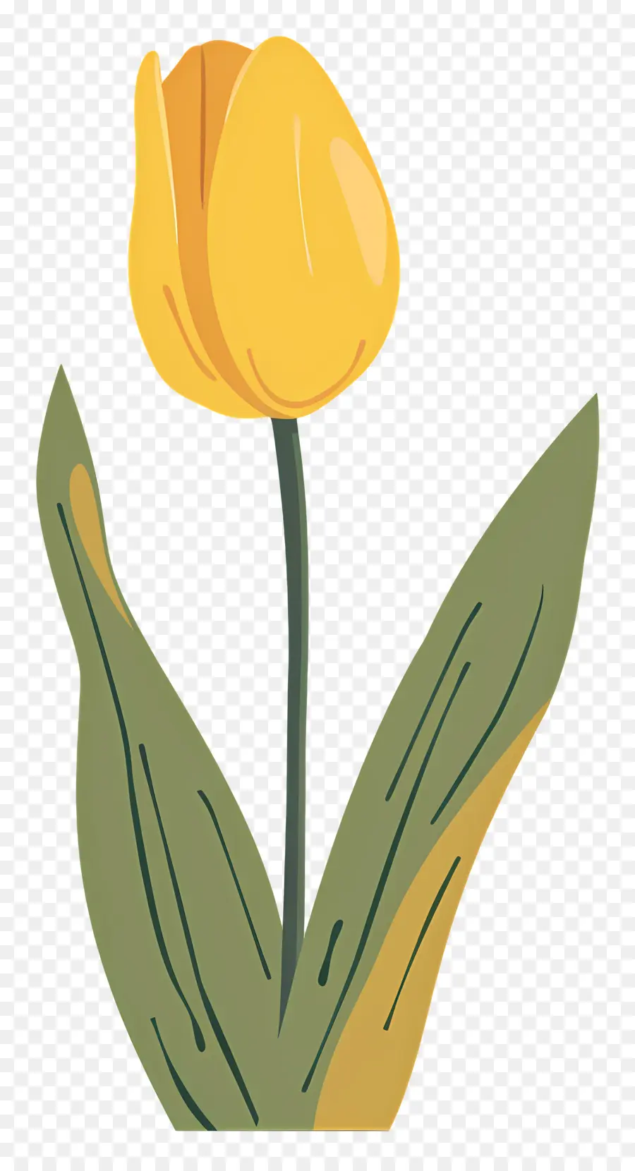 Tulipe Jaune，Fleur Jaune PNG
