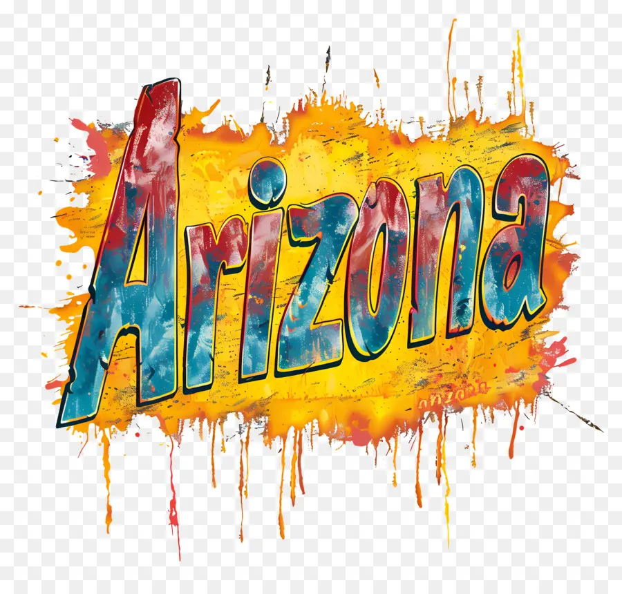 Arizona，Peinture à L'aquarelle PNG