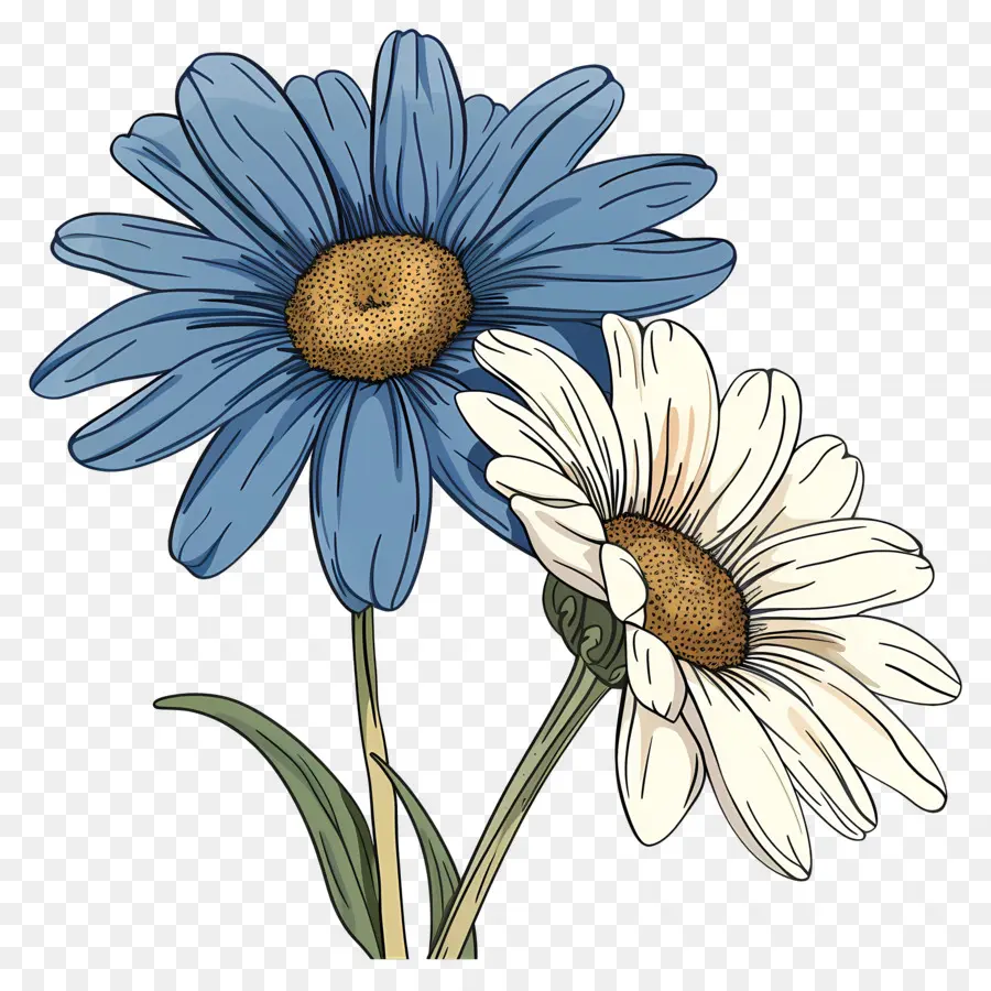 Fleur De Marguerite，Marguerites Blanches PNG