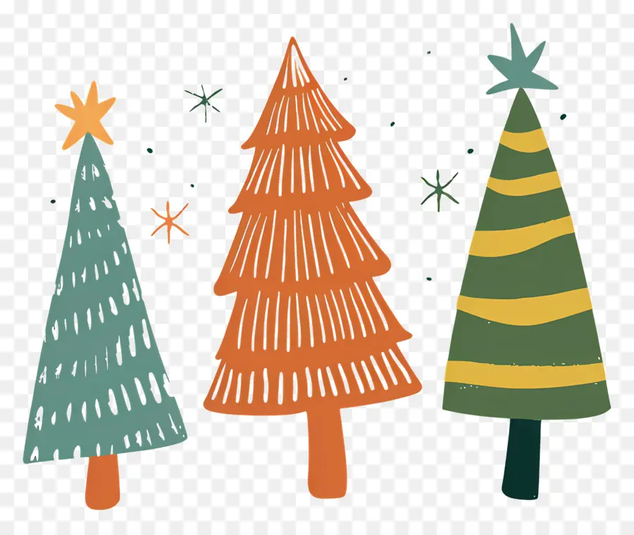 Arbres De Noël，Arbres PNG