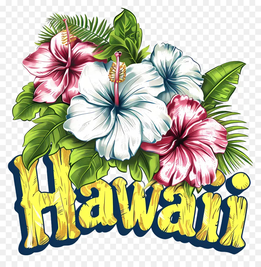 Hawaii，Fleurs PNG