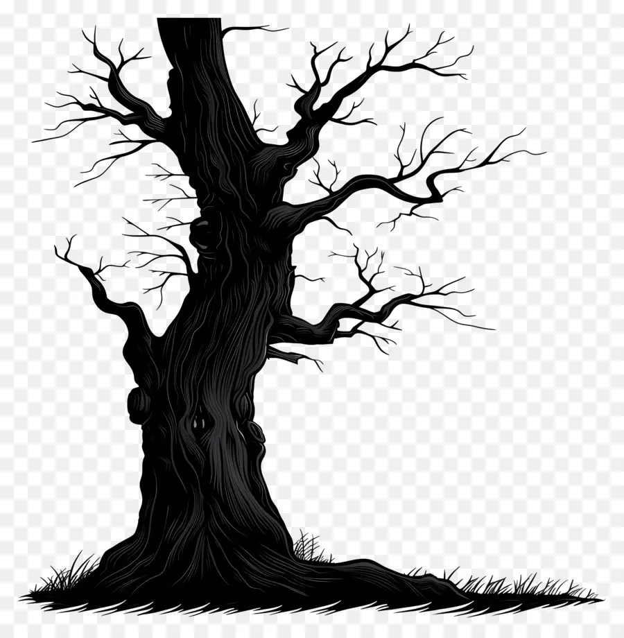 Tronc D'arbre，Arbre Effrayant PNG