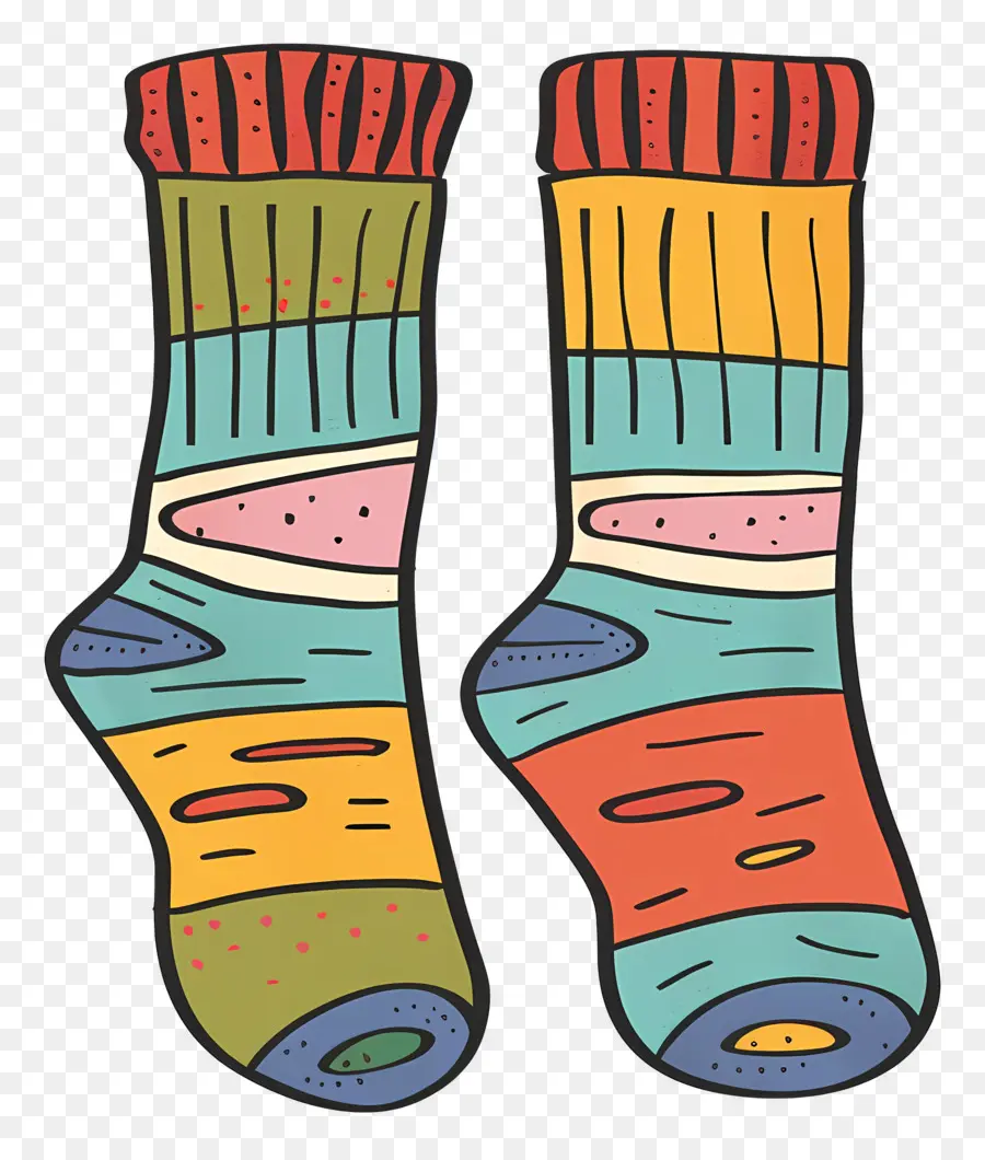 Chaussettes，Coloré PNG