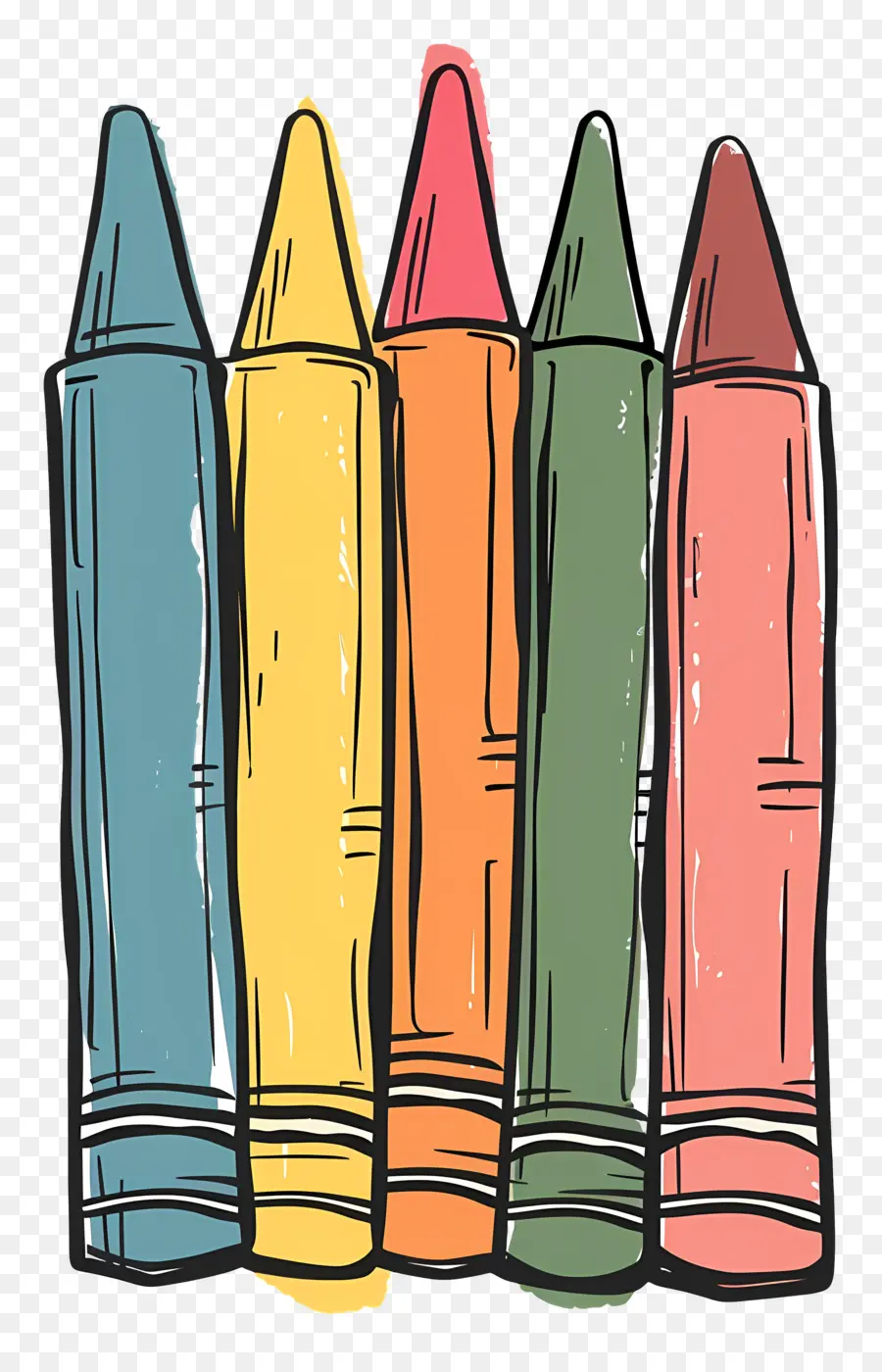 Des Crayons De Couleur，Crayons De Coloriage PNG