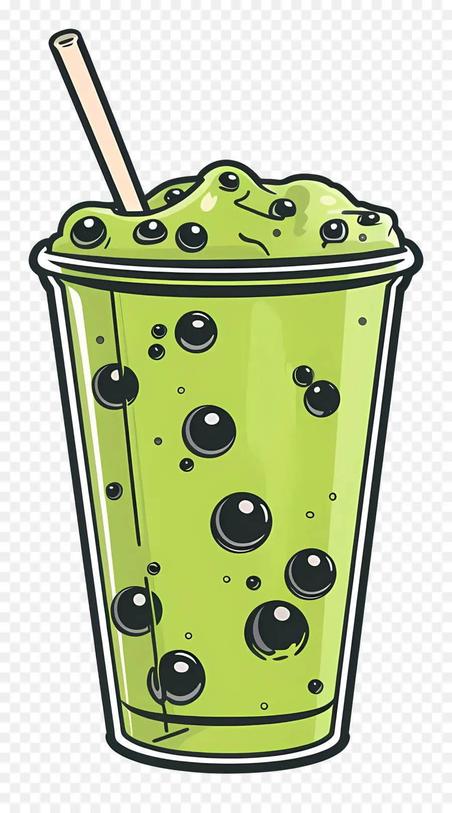 Thé Aux Perles Matcha，Thé Aux Bulles PNG