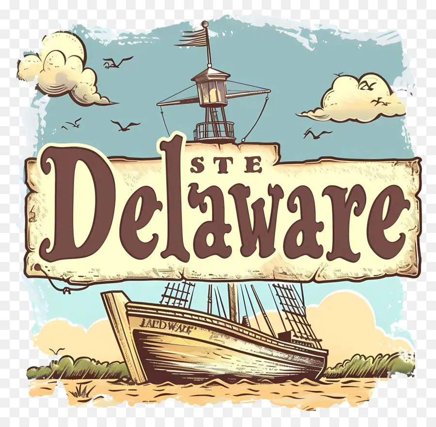Delaware，Navire PNG