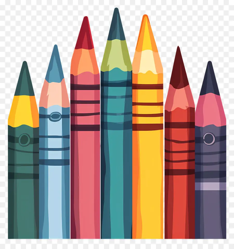 Des Crayons De Couleur，Crayons De Couleur PNG