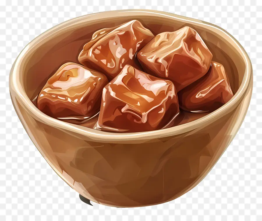 Caramel Salé，Cubes De Caramel PNG