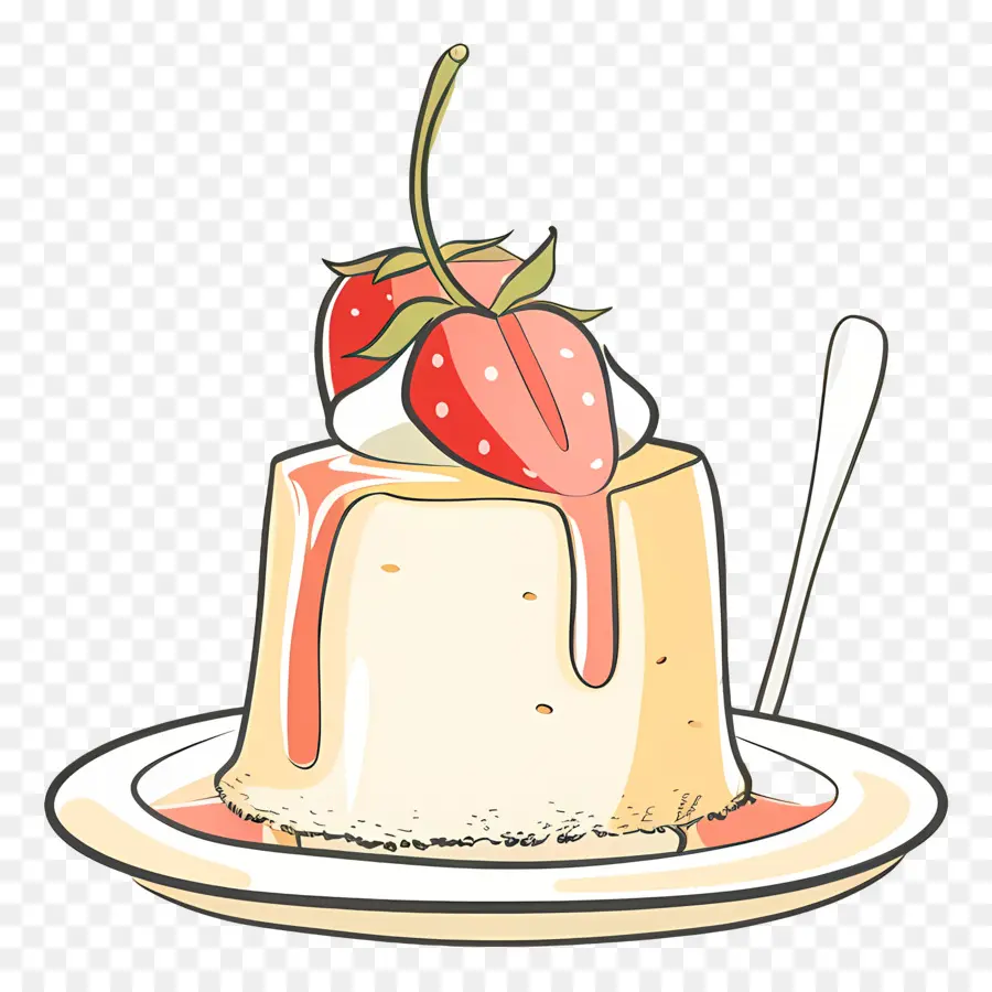 Panna Cotta，Dessert PNG