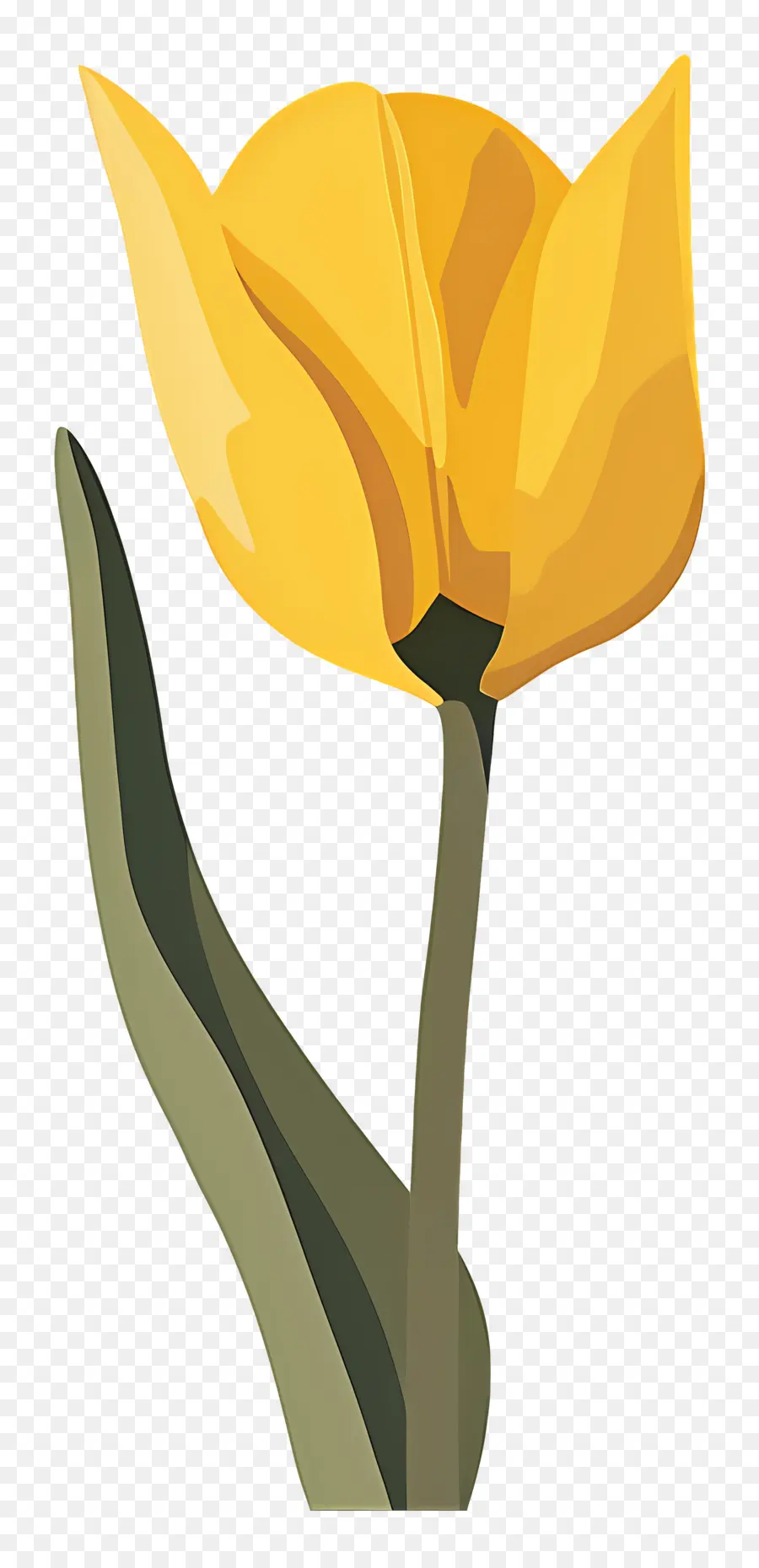 Tulipe Jaune，Tulipe Jaune De La Fleur PNG