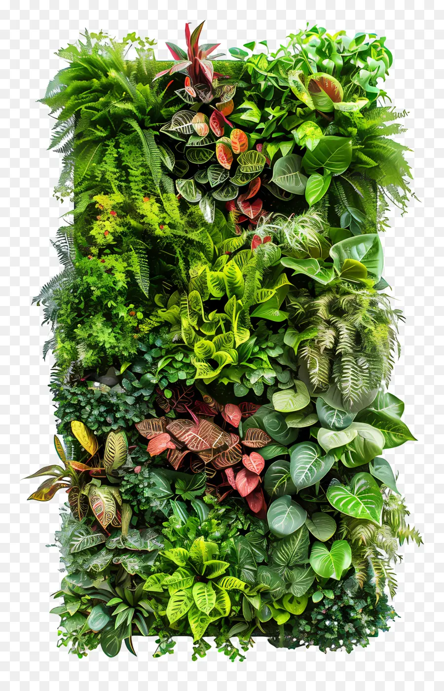 Jardin Vertical，Plantes PNG