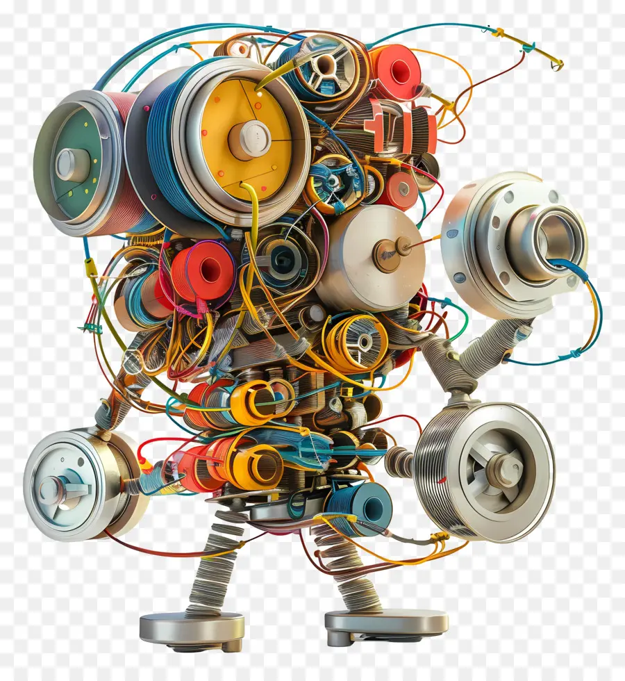 Bobines De Ficelle，Robot PNG