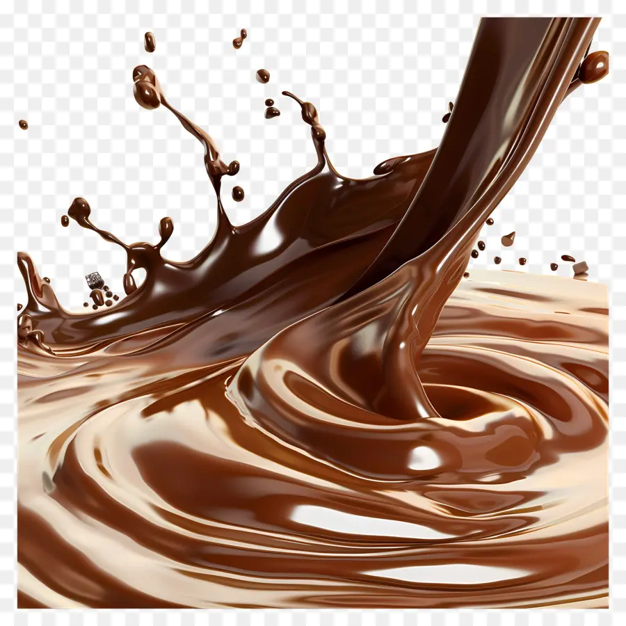 Chocolat Liquide，Boisson Au Chocolat PNG