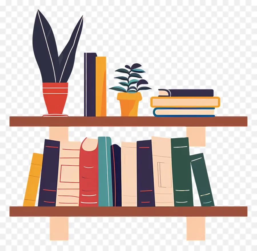 Livres Sur étagère，Bibliothèque PNG