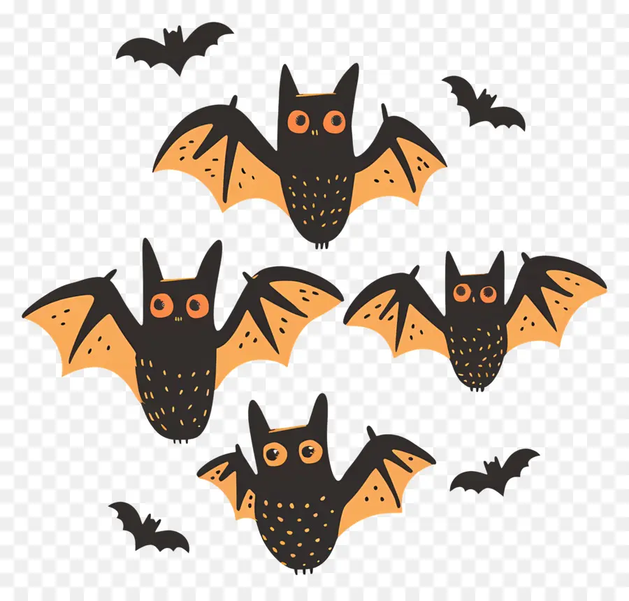 Chauves Souris D'halloween，Chauves Souris PNG